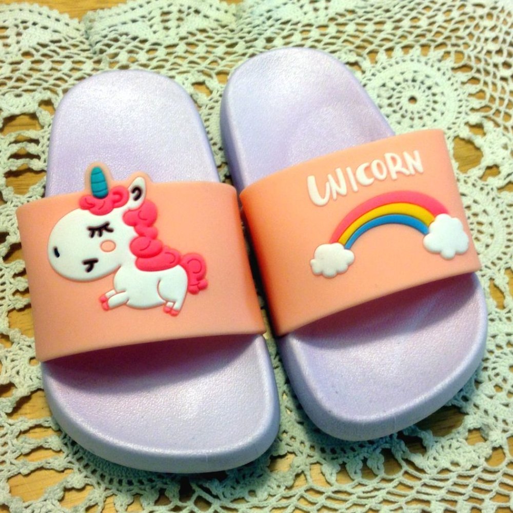 Adorable, New Unicorn Toddler slip ons